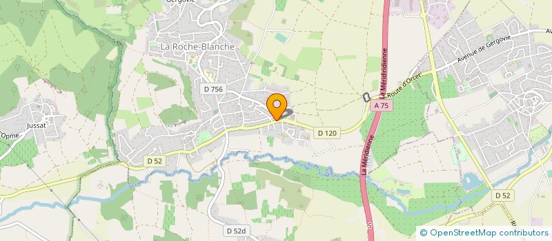 localisation de l'entreprise MADAME SYLVIE MERINO MARTIN  LA ROCHE-BLANCHE