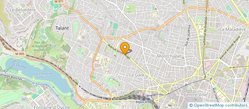 localisation de l'entreprise MADAME SYLVIE MERLIN  DIJON