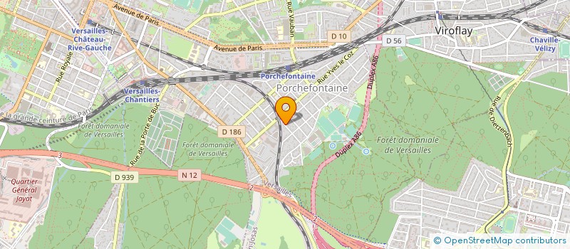 localisation de l'entreprise MADAME SYLVIE MERVEILLE à VERSAILLES