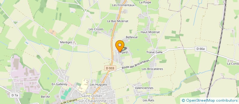 localisation de l'entreprise MADAME SYLVIE MESSAND  SAINT-DIDIER-SUR-CHALARONNE