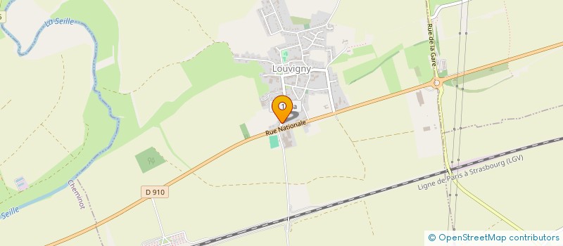 localisation de l'entreprise MADAME SYLVIE MESSEIN  LOUVIGNY