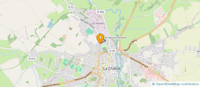 localisation de l'entreprise MADAME SYLVIE METON à MONTGIVRAY