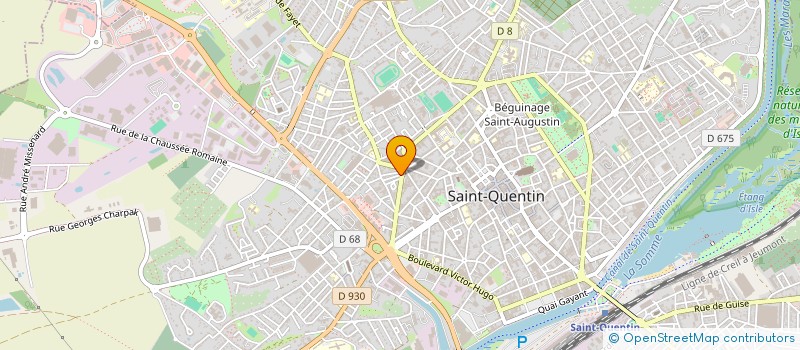 localisation de l'entreprise MADAME SYLVIE MEUNIER à SAINT-QUENTIN