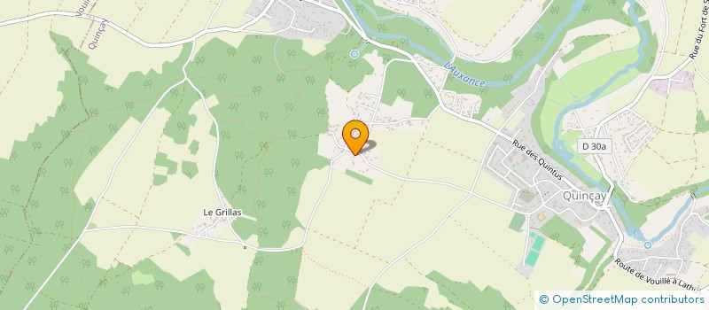 localisation de l'entreprise MADAME SYLVIE MEUNIER  QUINCAY