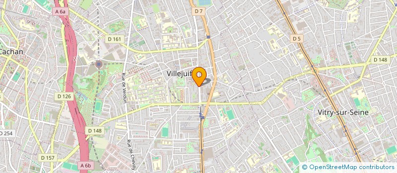 localisation de l'entreprise MADAME SYLVIE MEYNARD  VILLEJUIF