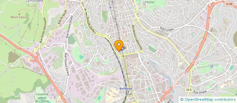 localisation de l'entreprise MADAME SYLVIE MEYNARD  SAINT-ETIENNE