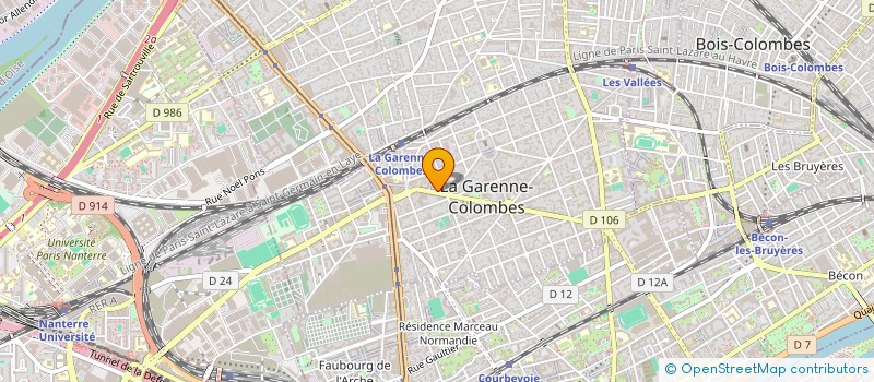localisation de l'entreprise MADAME SYLVIE MEYNIEL à LA GARENNE-COLOMBES