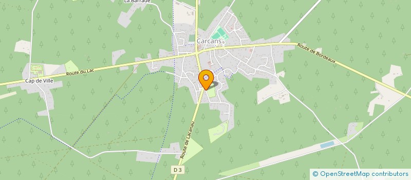 localisation de l'entreprise MADAME SYLVIE MEYRE  CARCANS