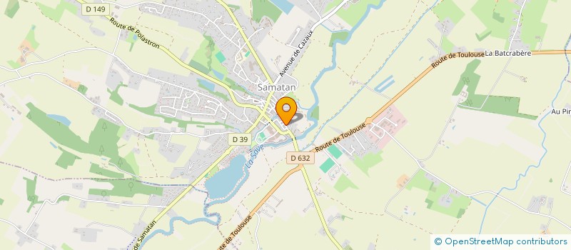 localisation de l'entreprise MADAME SYLVIE MICHAUD  SAMATAN