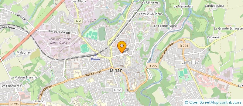 localisation de l'entreprise MADAME SYLVIE MICHEL à DINAN