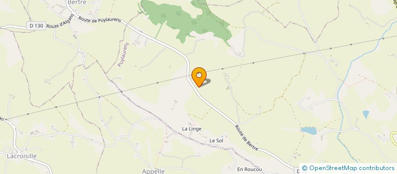 localisation de l'entreprise MADAME SYLVIE-MICHELLE HEBRARD à PUYLAURENS