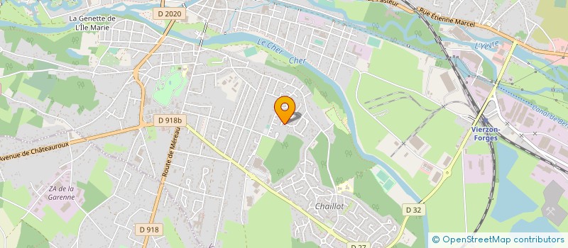 localisation de l'entreprise MADAME SYLVIE MICHOUX  VIERZON