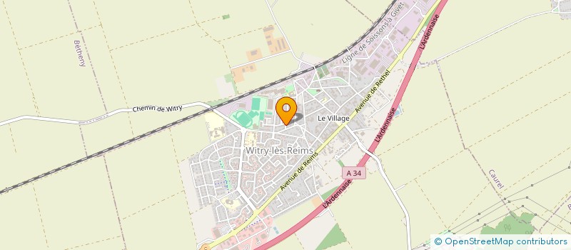 localisation de l'entreprise MADAME SYLVIE MIGEOTTE  WITRY-LES-REIMS