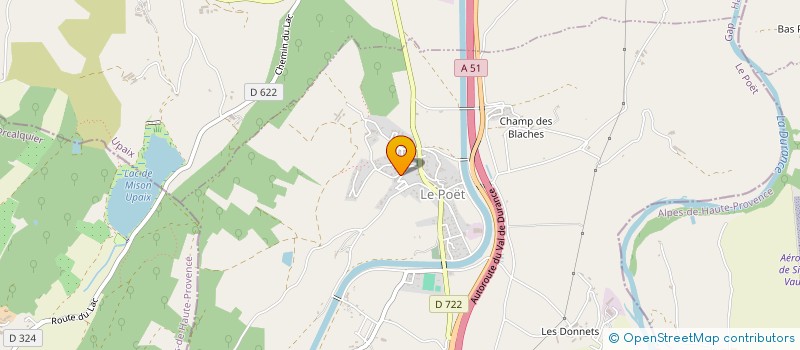 localisation de l'entreprise MADAME SYLVIE MILLAR  LE POET