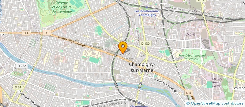 localisation de l'entreprise MADAME SYLVIE MILLET à CHAMPIGNY-SUR-MARNE