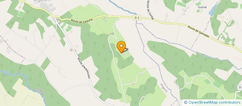 localisation de l'entreprise MADAME SYLVIE MILLIEN  URGONS