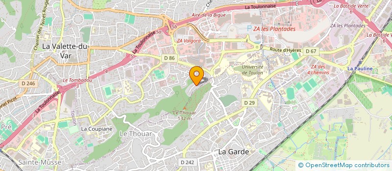 localisation de l'entreprise MADAME SYLVIE MINNELLA  LA VALETTE-DU-VAR