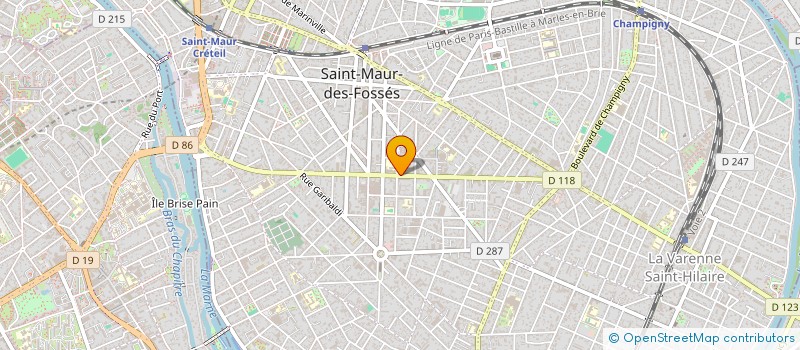 localisation de l'entreprise MADAME SYLVIE MINOTTI  SAINT-MAUR-DES-FOSSES