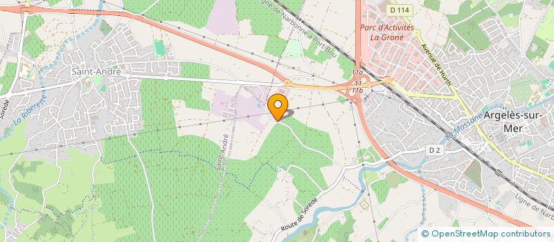 localisation de l'entreprise MADAME SYLVIE MOERECANT  ARGELES-SUR-MER