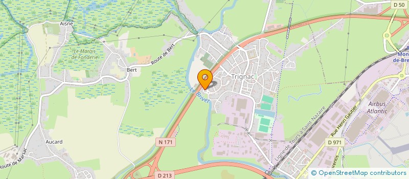 localisation de l'entreprise MADAME SYLVIE MOINARD à TRIGNAC