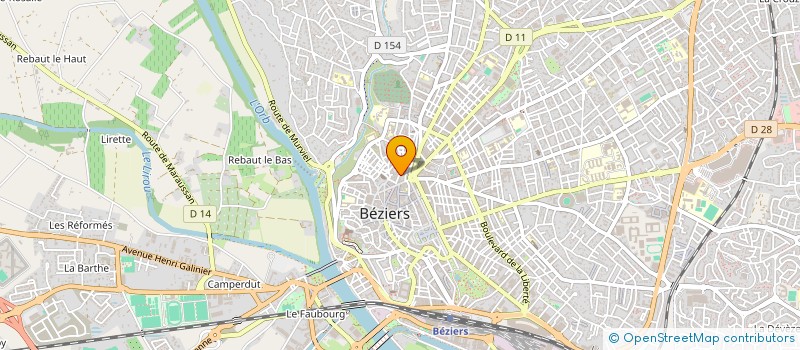 localisation de l'entreprise MADAME SYLVIE MOLINIER  BEZIERS