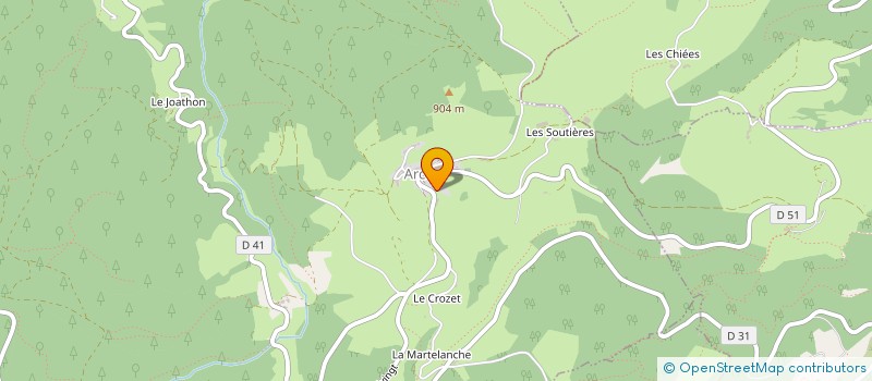 localisation de l'entreprise MADAME SYLVIE MOLLARET  SAINT-RIRAND