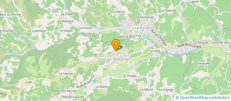 localisation de l'entreprise MADAME SYLVIE MOMMER  SAINT-ETIENNE-LA-VARENNE