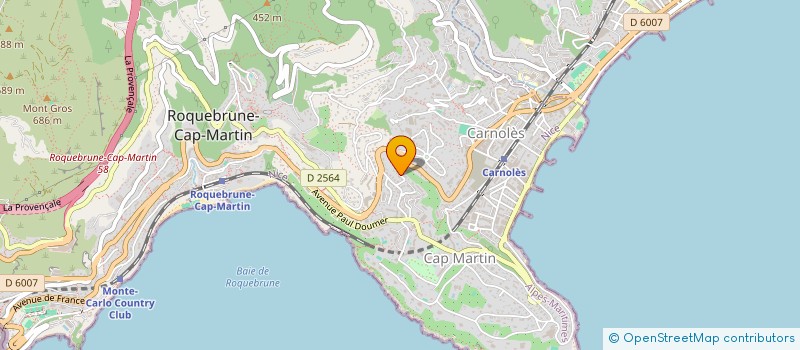 localisation de l'entreprise MADAME SYLVIE MONDINI à ROQUEBRUNE-CAP-MARTIN