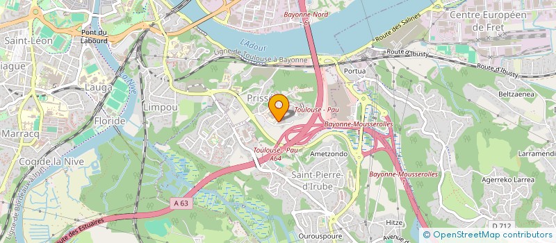 localisation de l'entreprise MADAME SYLVIE MONDOLONI  BAYONNE