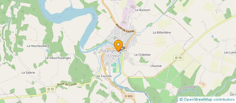 localisation de l'entreprise MADAME SYLVIE MONROTY à PUTANGES-LE-LAC
