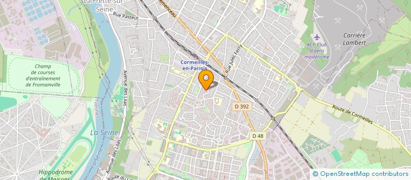 localisation de l'entreprise MADAME SYLVIE MONSALLIER  CORMEILLES-EN-PARISIS