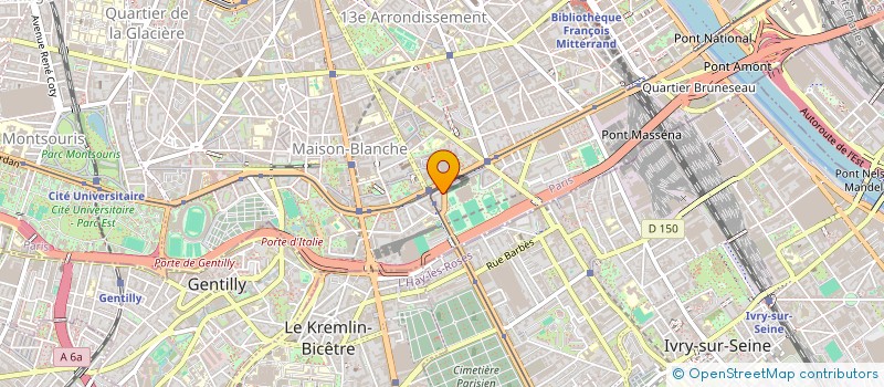 localisation de l'entreprise MADAME SYLVIE MONTAGNAC  PARIS