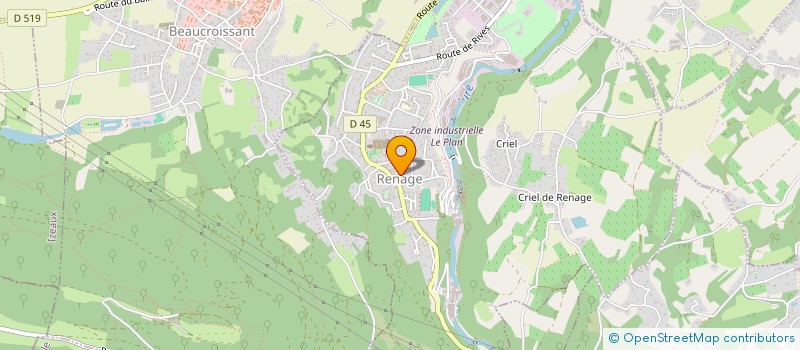 localisation de l'entreprise MADAME SYLVIE MONTANARI  RENAGE