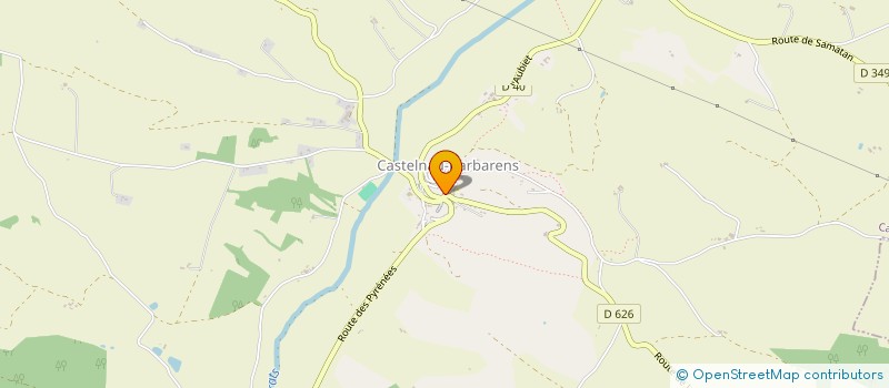 localisation de l'entreprise MADAME SYLVIE MONTEIL  CASTELNAU-BARBARENS
