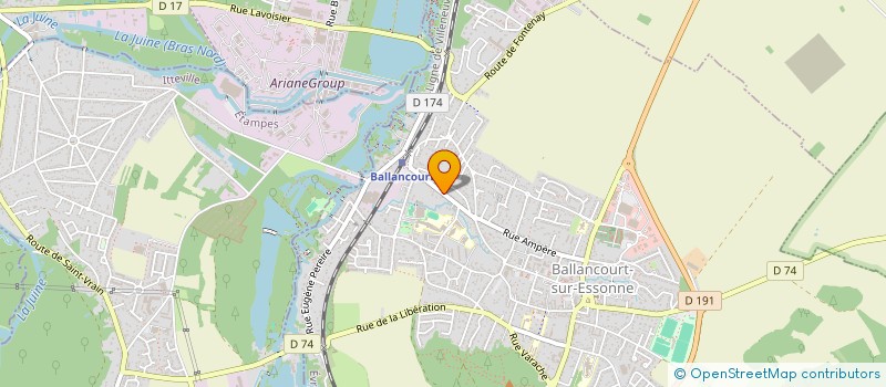 localisation de l'entreprise MADAME SYLVIE MONTEIRO  BALLANCOURT-SUR-ESSONNE