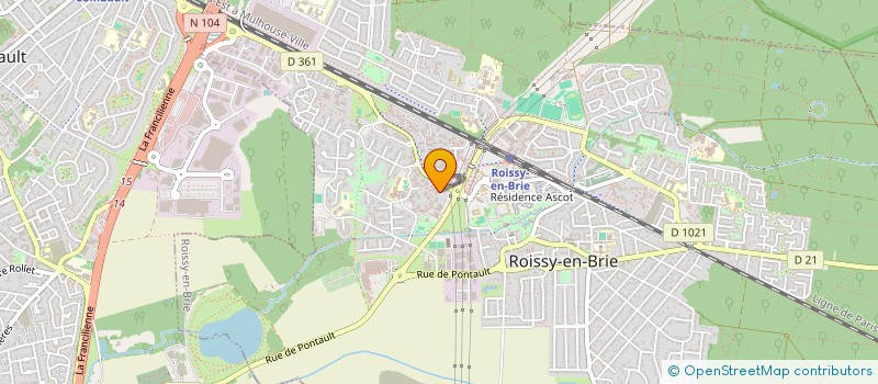 localisation de l'entreprise MADAME SYLVIE MONTEIRO à ROISSY-EN-BRIE