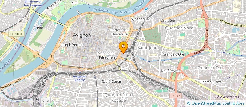 localisation de l'entreprise MADAME SYLVIE MONTEUX à AVIGNON