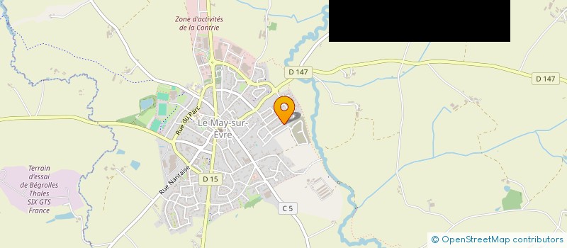 localisation de l'entreprise MADAME SYLVIE MORAIS  LE MAY-SUR-EVRE