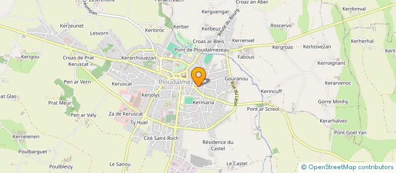 localisation de l'entreprise MADAME SYLVIE MOREAU  BREST