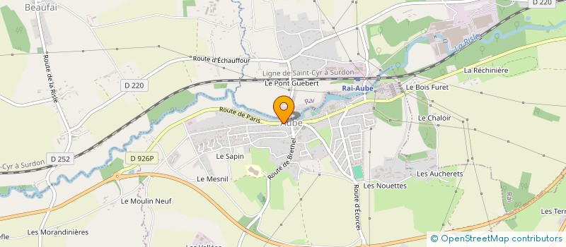 localisation de l'entreprise MADAME SYLVIE MOREAU à AUBE