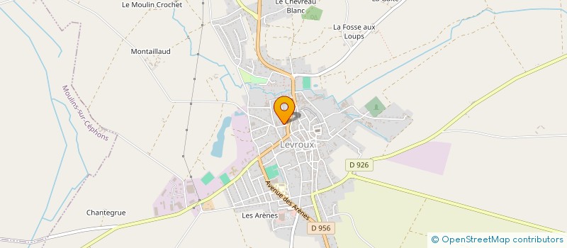 localisation de l'entreprise MADAME SYLVIE MOREAU à LEVROUX