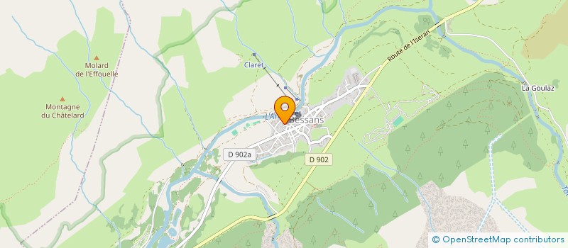 localisation de l'entreprise MADAME SYLVIE MOREL  BESSANS