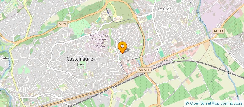 localisation de l'entreprise MADAME SYLVIE MORENO  CASTELNAU-LE-LEZ
