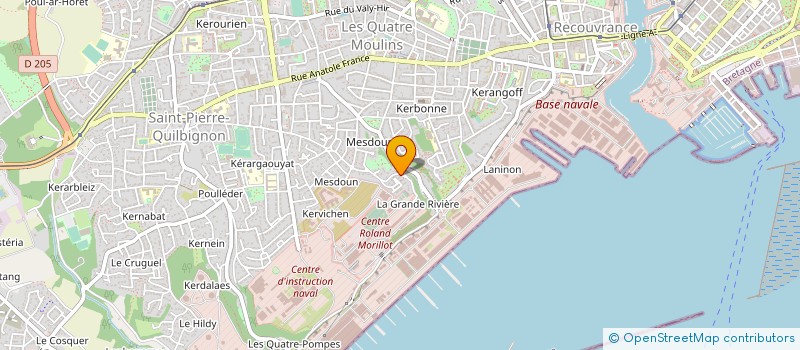 localisation de l'entreprise MADAME SYLVIE MORENO à BREST