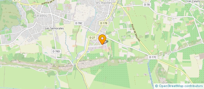 localisation de l'entreprise MADAME SYLVIE MORGON  MAUSSANE-LES-ALPILLES