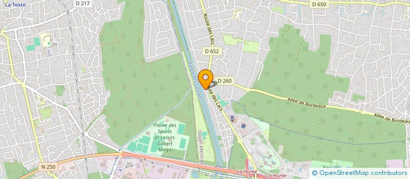 localisation de l'entreprise MADAME SYLVIE MORINIERE  GUJAN-MESTRAS