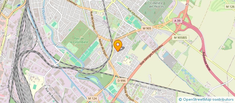 localisation de l'entreprise MADAME SYLVIE MORLAND  LONGVIC