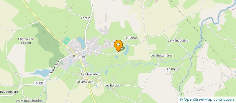 localisation de l'entreprise MADAME SYLVIE MORTAUD  BOISME