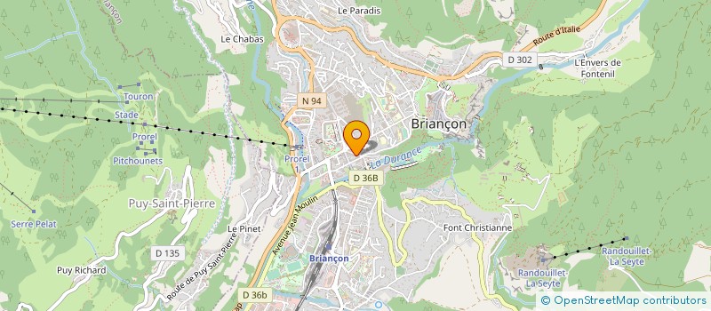 localisation de l'entreprise MADAME SYLVIE MOSDALE  BRIANCON