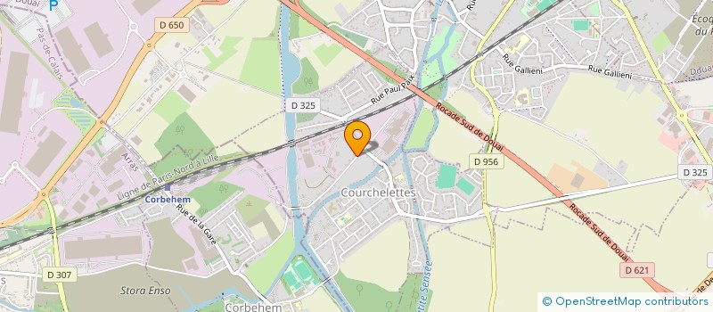 localisation de l'entreprise MADAME SYLVIE MOUGEAT  COURCHELETTES